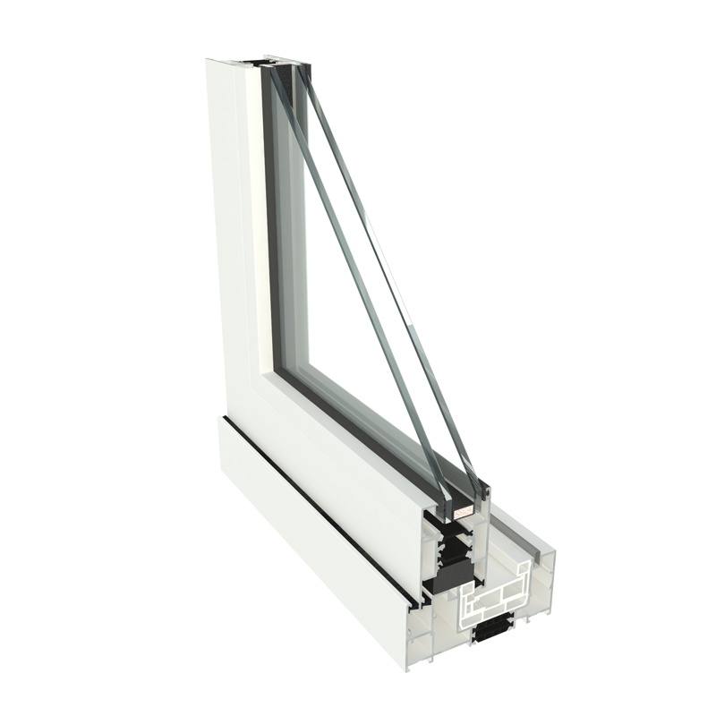 Photo of aluminum sliding door profile
