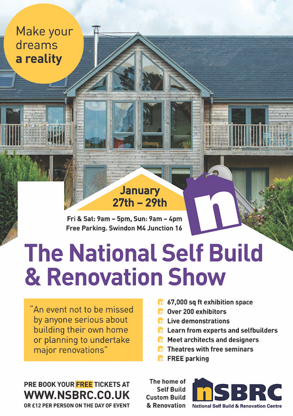 national self build renovation show jan2017 poster