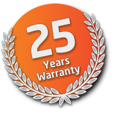 25 year warranty